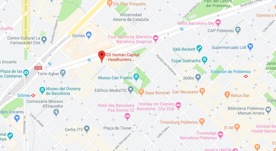 Mapa GD Human Capital Barcelona