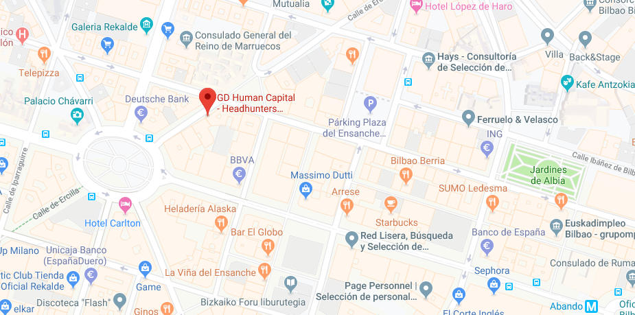 Mapa GD Human Capital Bilbao